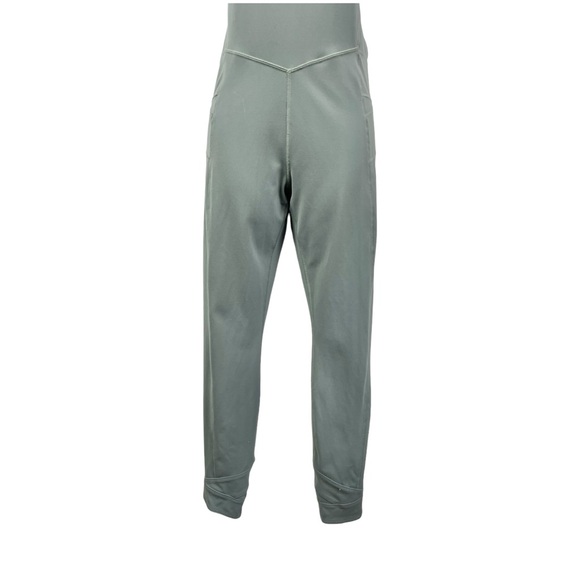 Athleta Pirouette Full Length Bodysuit in Metropolis Grey (Sage Green) Size M - Picture 9 of 13